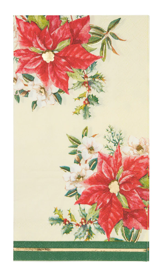 Evergreen Floral Guest Towel