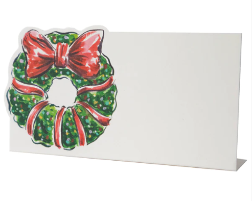 Holiday Wreath Placecard