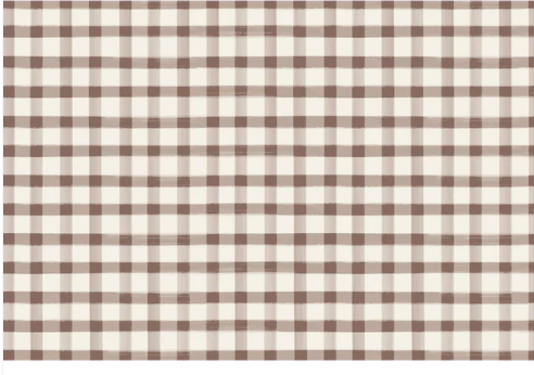 Brown Check Placemat