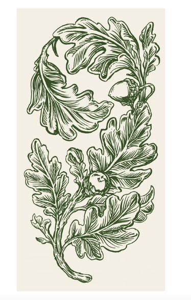 Oak Leaves Guest Towel