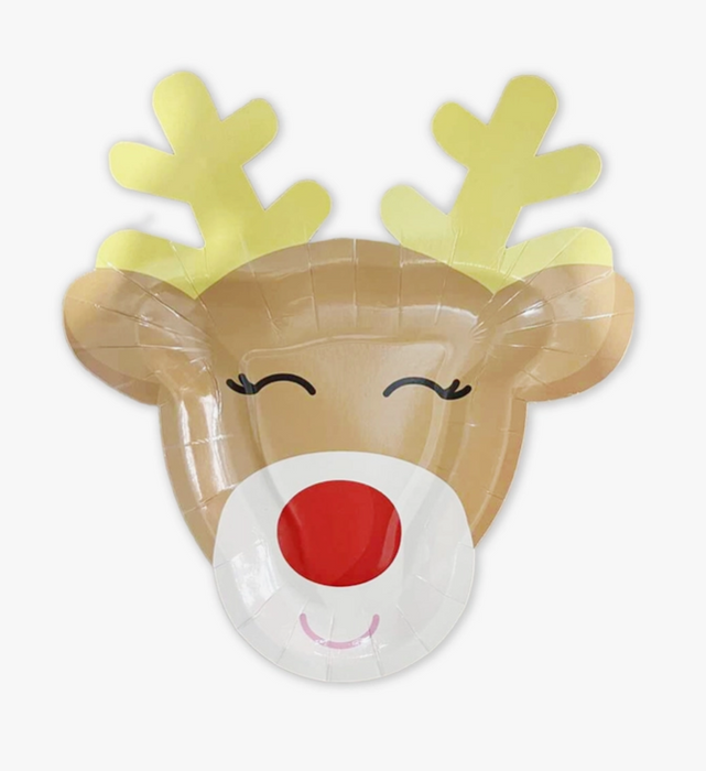 Die Cut Rudolph Plates