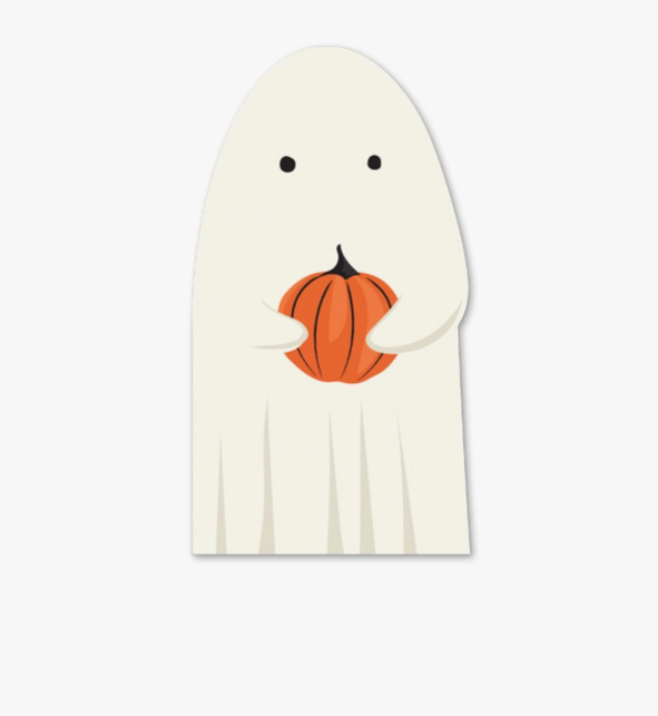Boo Crew Ghost Shaped Guest Napkin