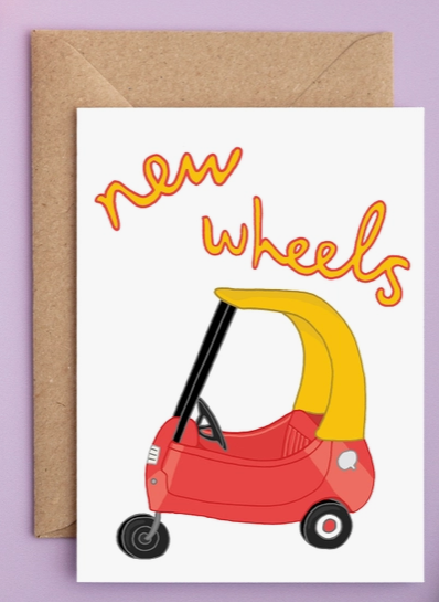 New Wheels Card