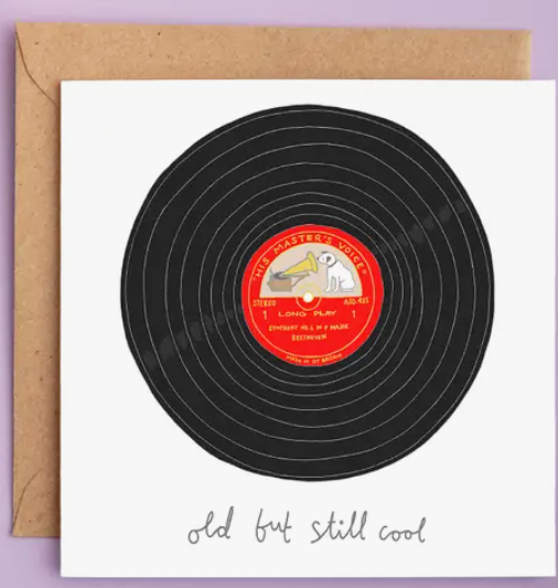 Record Greeting Card