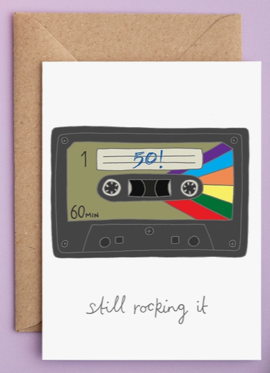 Still Rockin It 50th Birthday Card