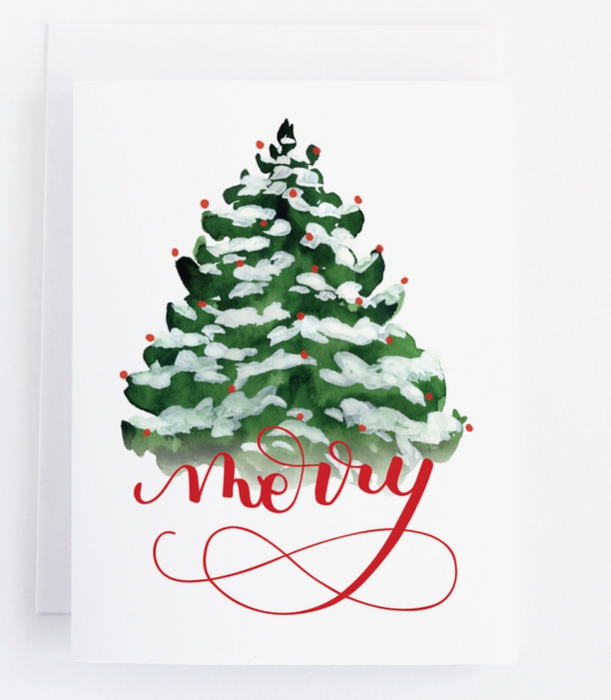Merry Christmas Tree Card