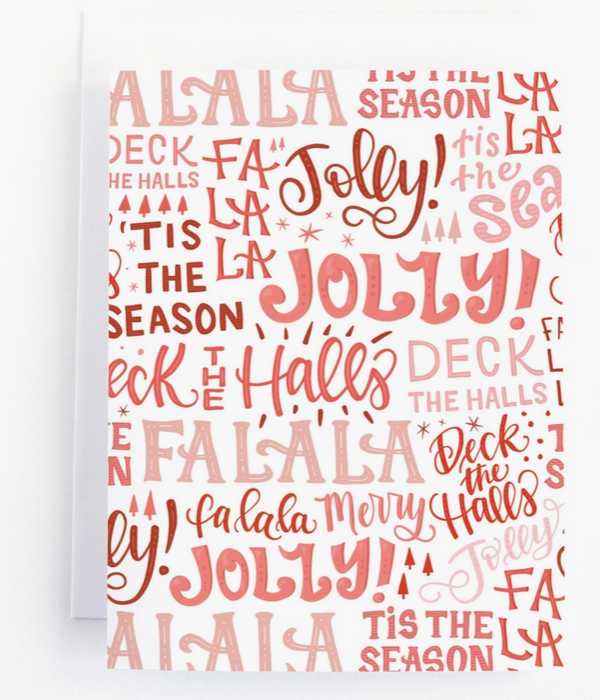 Jolly Deck the Halls Card