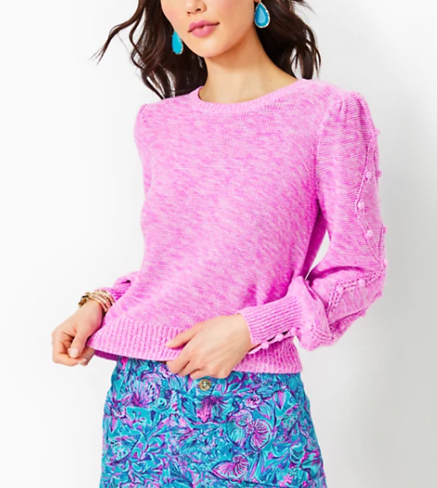 Attie Sweater | Crocus Petal Marl