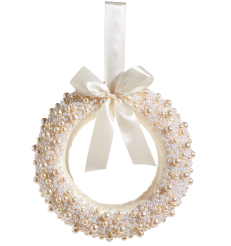 13" Pearl Wreath