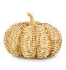 6.25" Basketweave Pumpkin