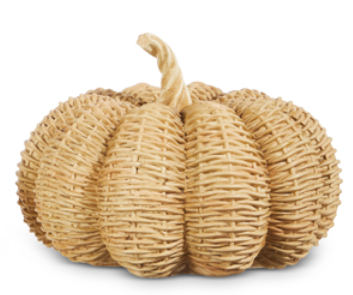 12" Basketweave Pumpkin