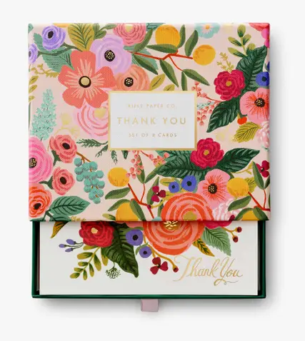 Garden Party Thank You Keepsake Box