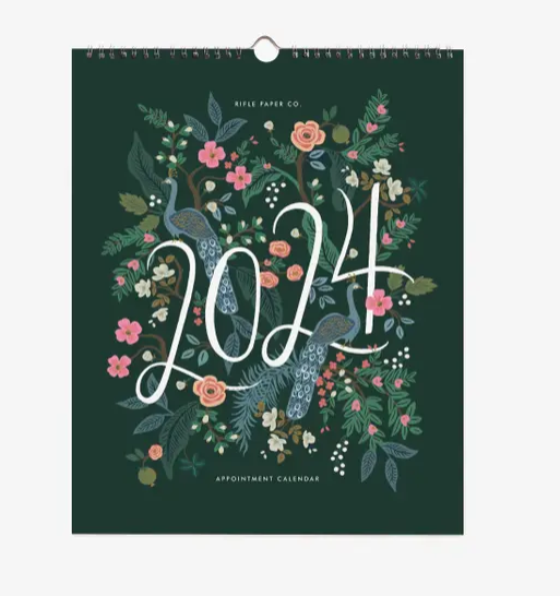 2024 Peacock Appointment Calendar