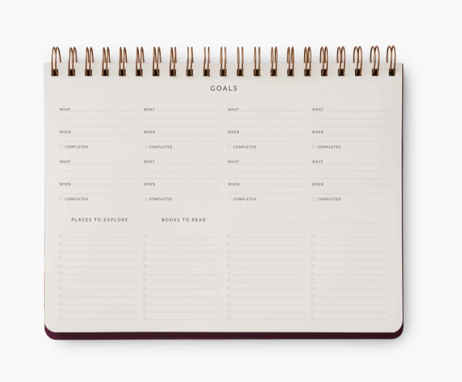 2024 Blossom 12 Month Top Spiral Planner