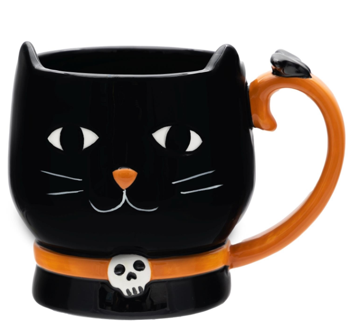Black Cat Ceramic Mug