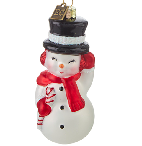 4.5" Snowman Ornament