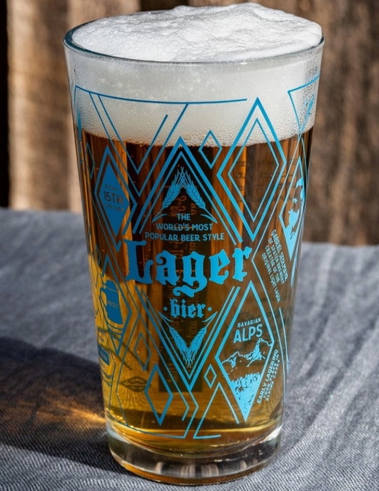 Beer Origins Pint Glass | Lager