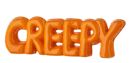 11.75" Creepy Word Art