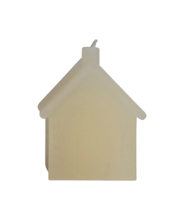 3"  Cream House Candle | Small