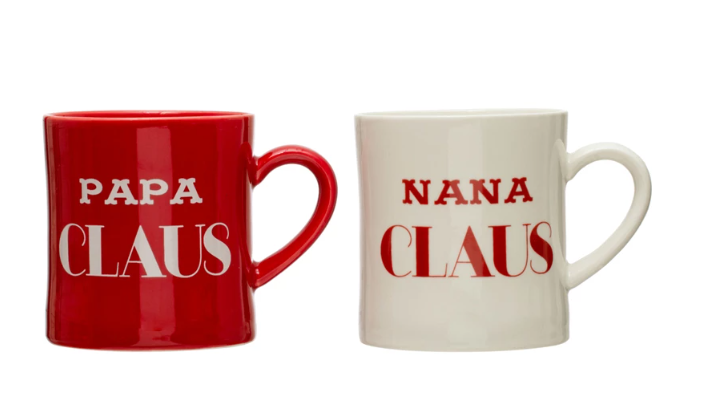 White Nana Claus Mug