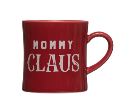 Red Mommy Claus Mug