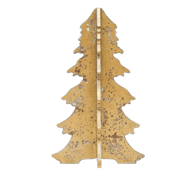 15" Gold Interlocking Tree | Small