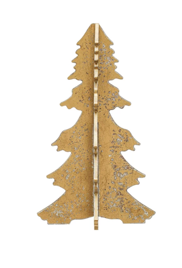 19" Gold Interlocking Tree | Medium