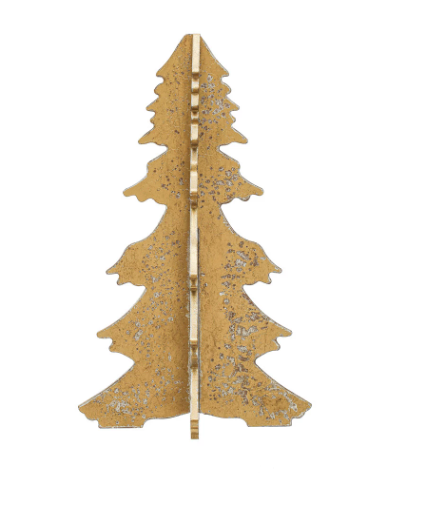 22" Gold Interlocking Tree | Large
