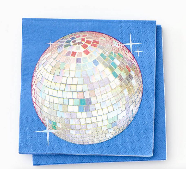Disco Ball Party Cocktail Napkins