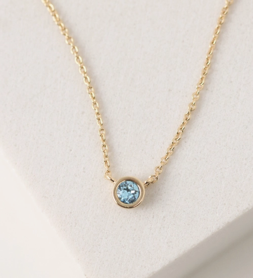 Kaleidoscope Gold Necklace | March