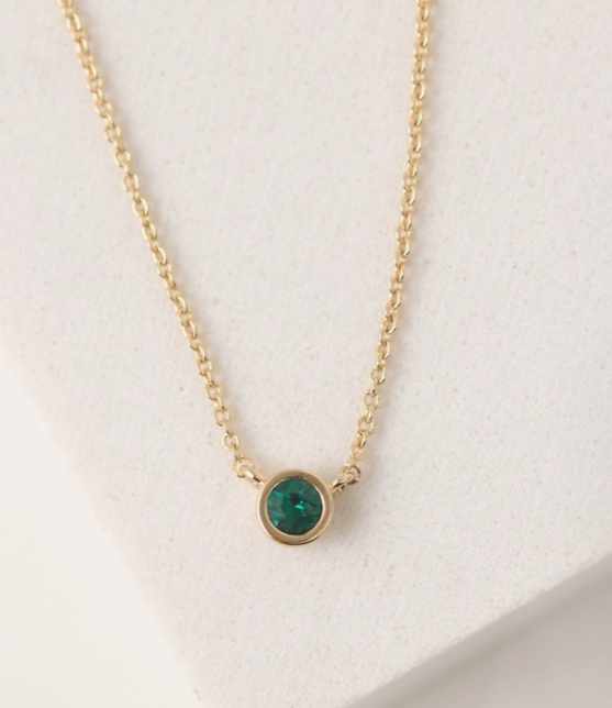Kaleidoscope Gold Necklace | May