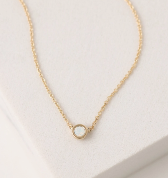 Kaleidoscope Gold Necklace | June