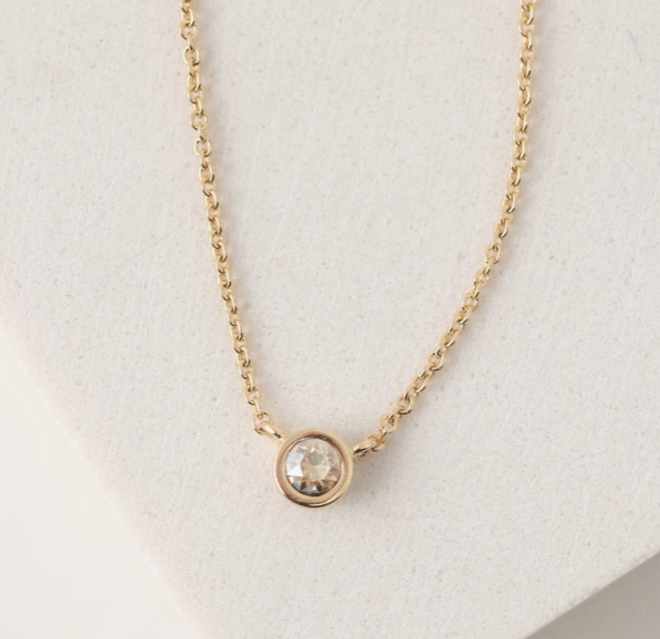 Kaleidoscope Gold Necklace | November