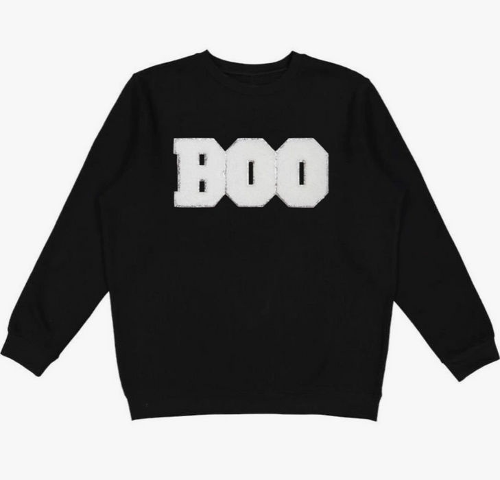 Boo Patch Sweatshirt | Black