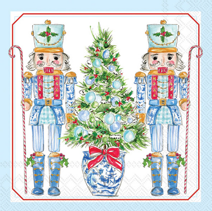 Blue Nutcrackers Cocktail Napkins