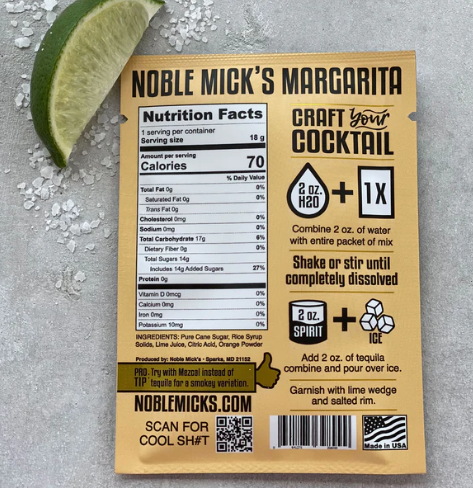 Noble Mick's | Margarita Mix