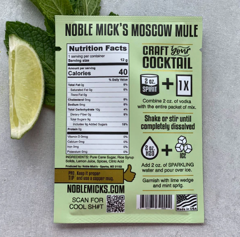 Noble Mick's | Moscow Mule Mix
