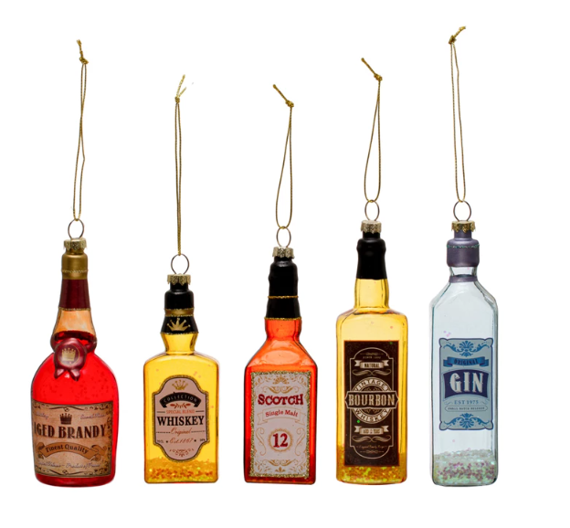 Gin Liquor Bottle Ornament