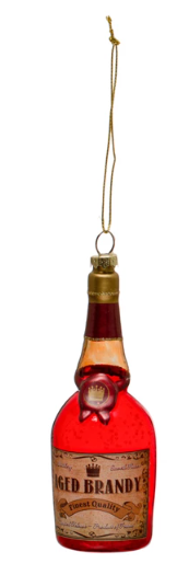 Brandy Liquor Bottle Ornament