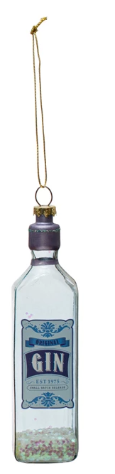 Gin Liquor Bottle Ornament