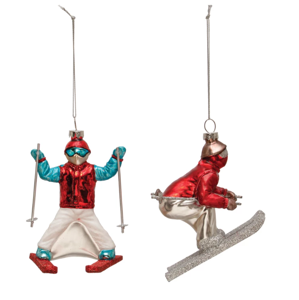 Freestyle Skiier Ornament