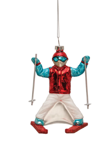 Freestyle Skiier Ornament