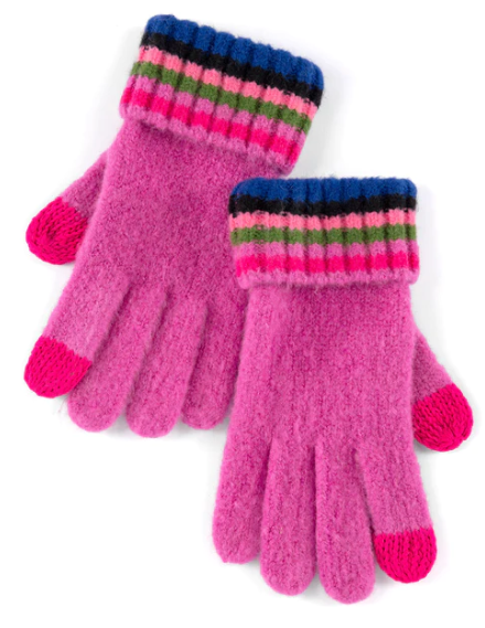 Magenta Ronen Touchscreen Gloves