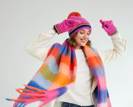 Magenta Ronen Touchscreen Gloves