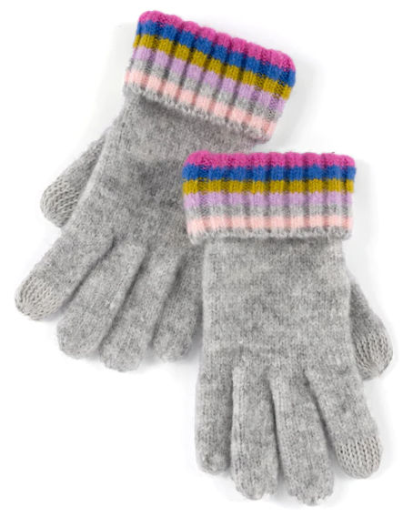 Grey Ronen Touchscreen Gloves