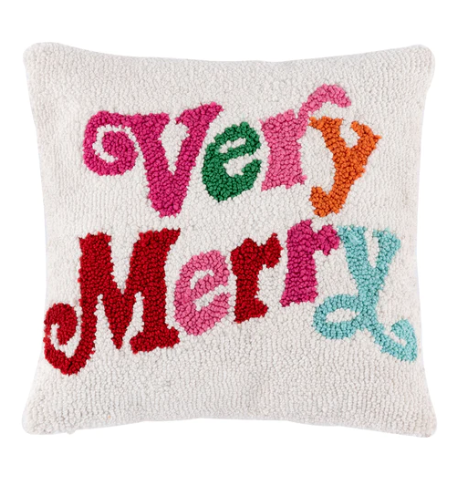 Ivory Very Merry Pillow