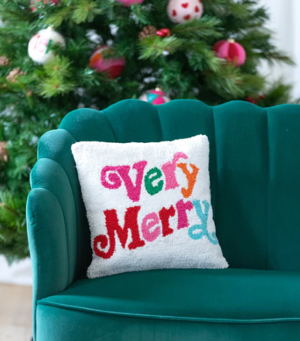Ivory Very Merry Pillow