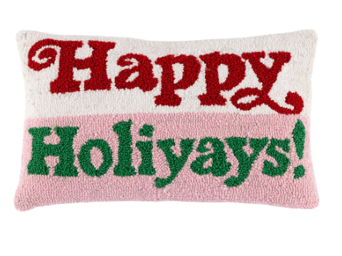 Happy Holidays Pillow