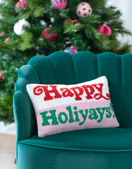 Happy Holidays Pillow
