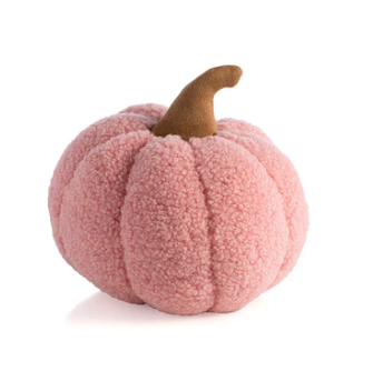 Small Pink Sherpa Pumpkin